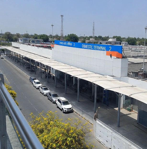 IGI Airport, Terminal 2, Delhi tensile structure, Ekra Decor &mdash; photograph 5
